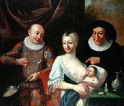 VIVARINI, family of painters Mother and child with Harlequin oil painting artist